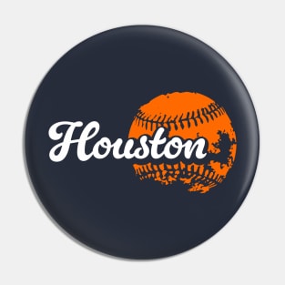 Houston Baseball Pin