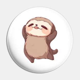 Dancing Sloth Pin