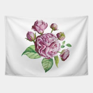 Camellia Rose Garden Flowers Tapestry