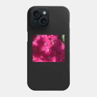 Perfect Pink Hydrangea in the Shadows. Phone Case