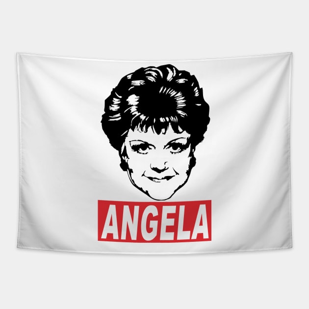 Angela Lansbury Tapestry by Hoang Bich