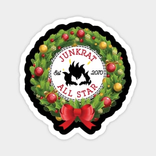 Overwatch Junkrat Wreath Magnet