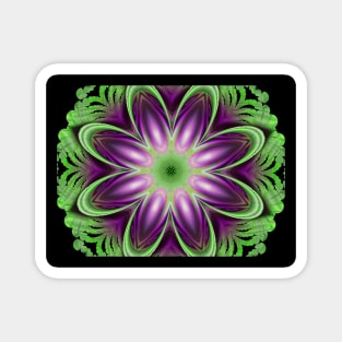 Purple Flower Magnet