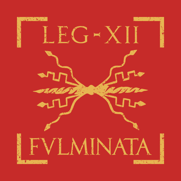 Legio XII Fulminata Thunderbolt Emblem Roman Legion by zeno27