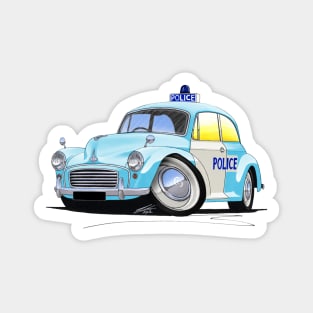 Morris Minor Police Car Magnet