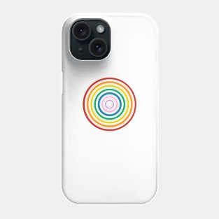 Rainbow Target Phone Case