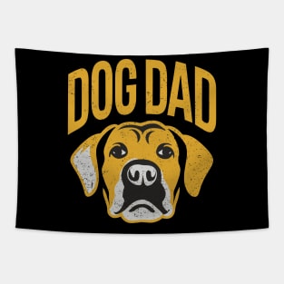 Funny Dog Dad Distressed Grunge Design Tapestry