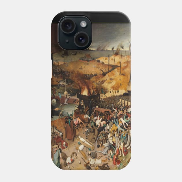 The Triumph Of Death - Pieter Bruegel The Elder. Phone Case by OriginalDarkPoetry