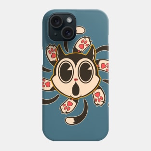 The Legend of Acid Kitty Pt. 2 - Cute Retro Trippy Kitten Cartoon Phone Case