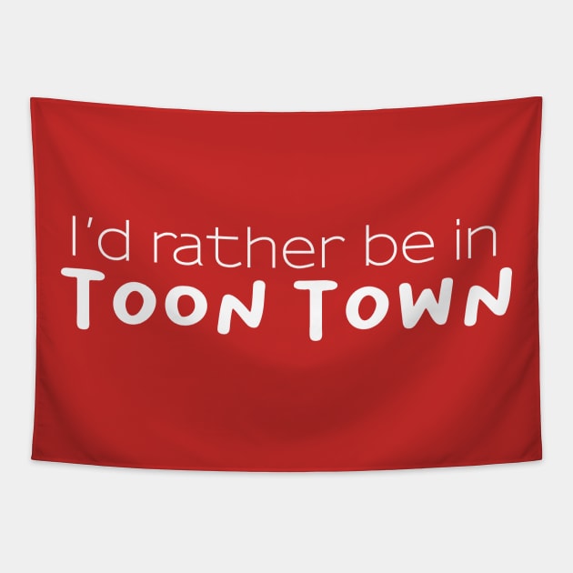 Toon Town Wishes Tapestry by Geek Tees