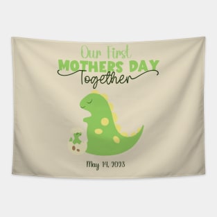 Mother's Day Dinosaur Design Tapestry