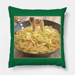 Chow Chow Chow Mein Pillow