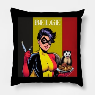 Belge: Superhero Possum Waffles Pillow