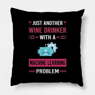 Wine Drinker Machine Learning Pillow