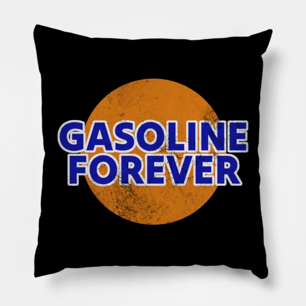 Gasoline Forever Pillow by tiden.nyska