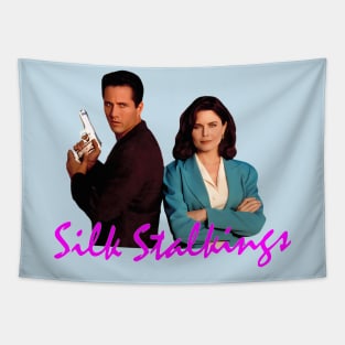 Silk Stalkings - Rob Estes, Mitzi Kapture - 90s Cop Show Tapestry