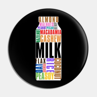 Vegan Plant Based Milk Carton Mash Up Collage Pin