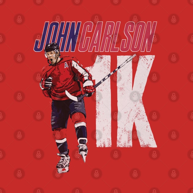 John Carlson Washington 1000 Games by artbygonzalez