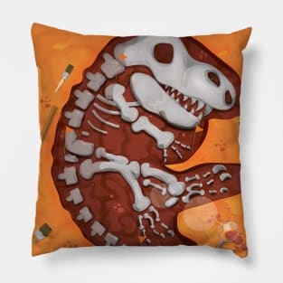 Dinosaur Bones Pillow