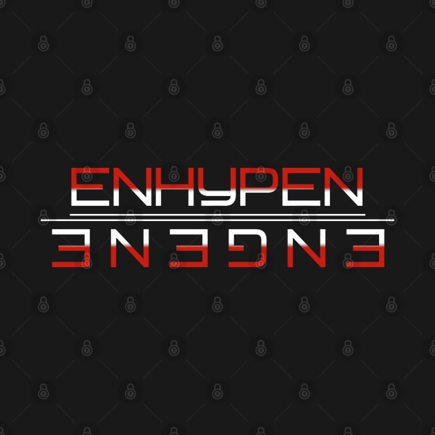 ENHYPEN/ENGENE Cool Word Art Aesthetic Design by PANGANDOY