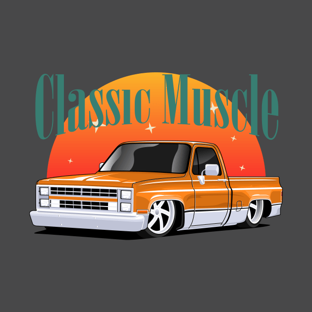 truck chevy classic cars by masjestudio