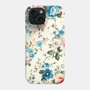 10. Vintage Retro Floral Pattern Artdeco Abstract Delicate Elegance Aesthetic Flowers Spring Phone Case