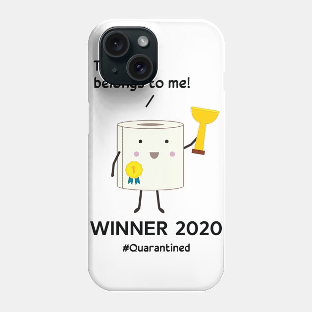 Toilet paper year 2020 Phone Case by grafart