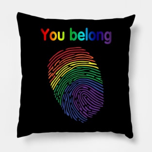 You Belong Pillow