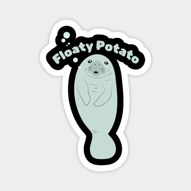 Floaty Potato Magnet by The WYLD Tribe
