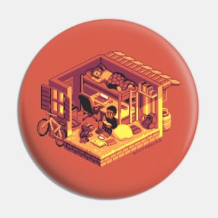 isometric room II Pin