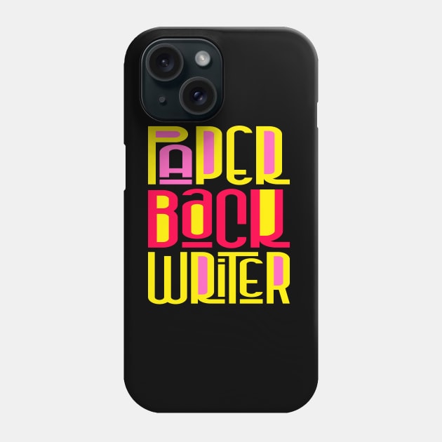 Paper Back Writer Phone Case by Tiago Augusto