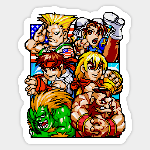 Guile Street Fighter Vinyl Sticker Decal Laptop Sticker -  Norway