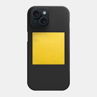 Yellow leather Phone Case