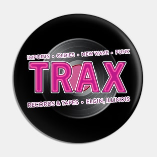 TRAX Records & Tapes Pin