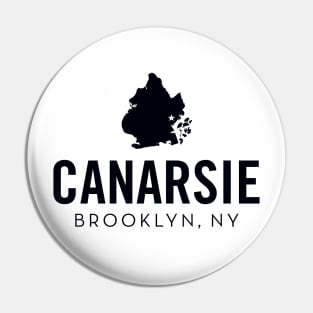 Canarsie (black) Pin