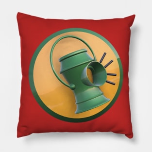 3D Alan Scott Logo Pillow