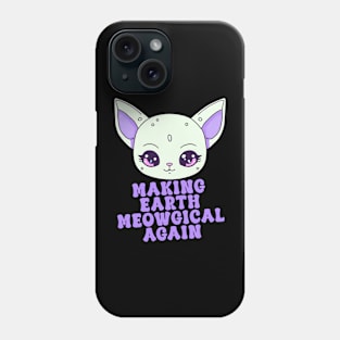 Cosmic Kitty - Meowgical Earth Takeover Phone Case