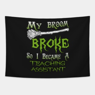 My Broom Broke So I Became A Teaching Assistant Tapestry