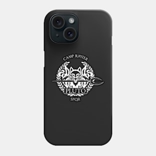 Pluto Logo (Black Background) Phone Case