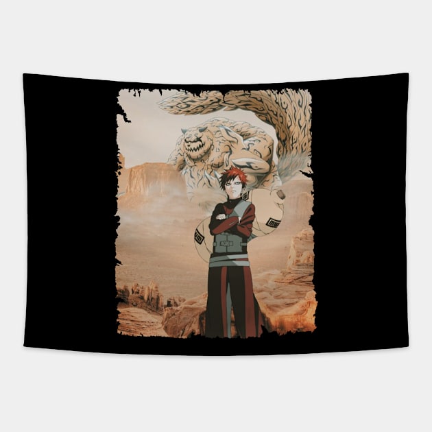 KAZEKAGE GAARA MERCH VTG Tapestry by xsmilexstd