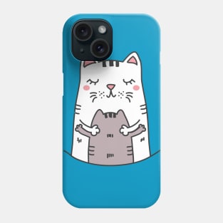 Cute cat family Phone Case