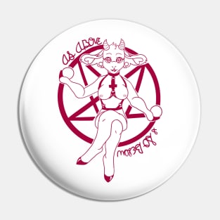 Beautiful Baphomet (RED) Pin