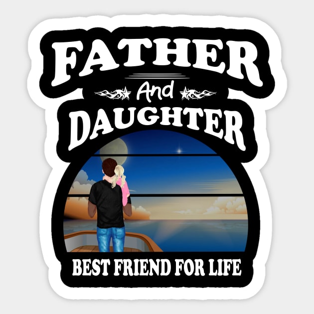 Fishing Daddy and Baby Matching' Sticker