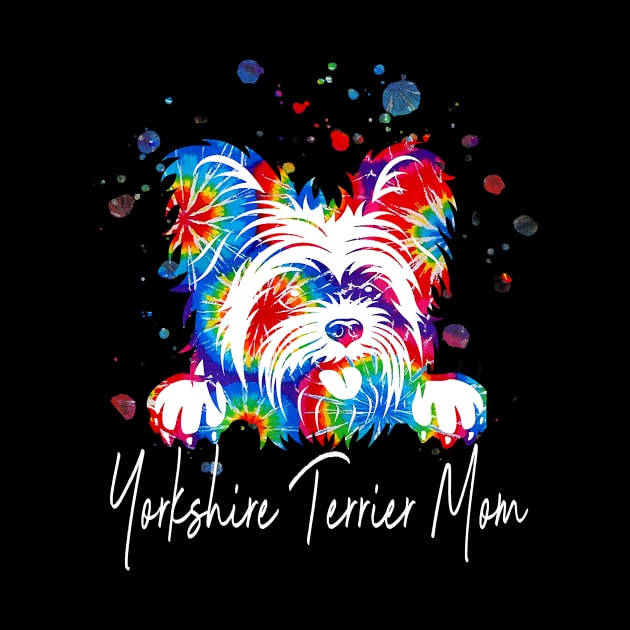 Yorkshire Terrier Dog Colorful Rainbow by IainDodes