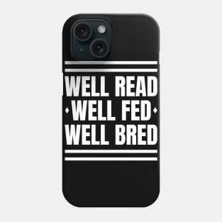 Chef's Well-Read Delight: Perfect Gift for Book Lovers and Cooks! Phone Case