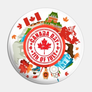 canada day Pin