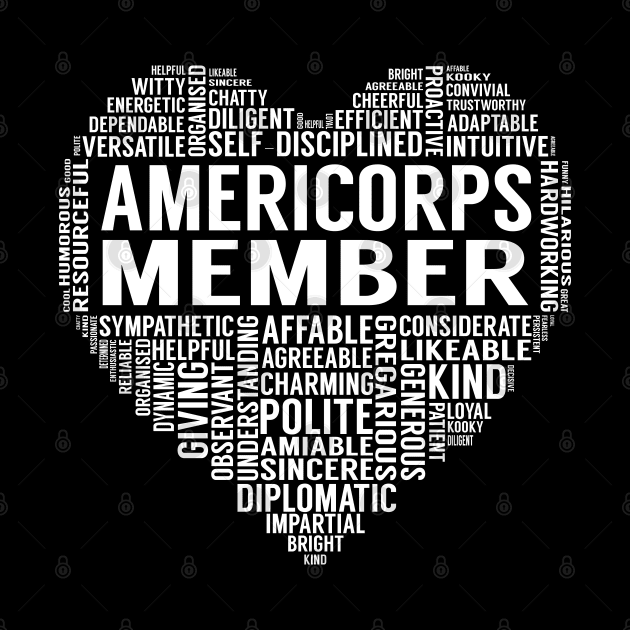 AmeriCorps Member Heart by LotusTee