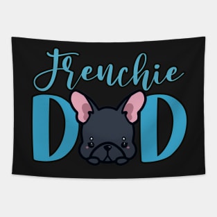 black french bulldog dad kawaii cute adorable Tapestry