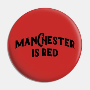 Manchester Is Red Pin