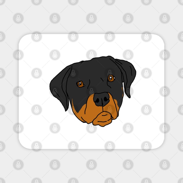 Rottweiler Magnet by Noamdelf06